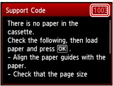 Imagen: pantalla de mensaje de error